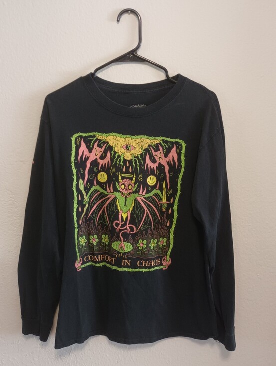 Hot Topic Other - Comfort In Chaos Demon Hell Graphic Lomg Sleeve
